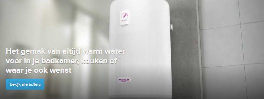Elektrische boiler voor keuken & badkamer - Boiler Garant